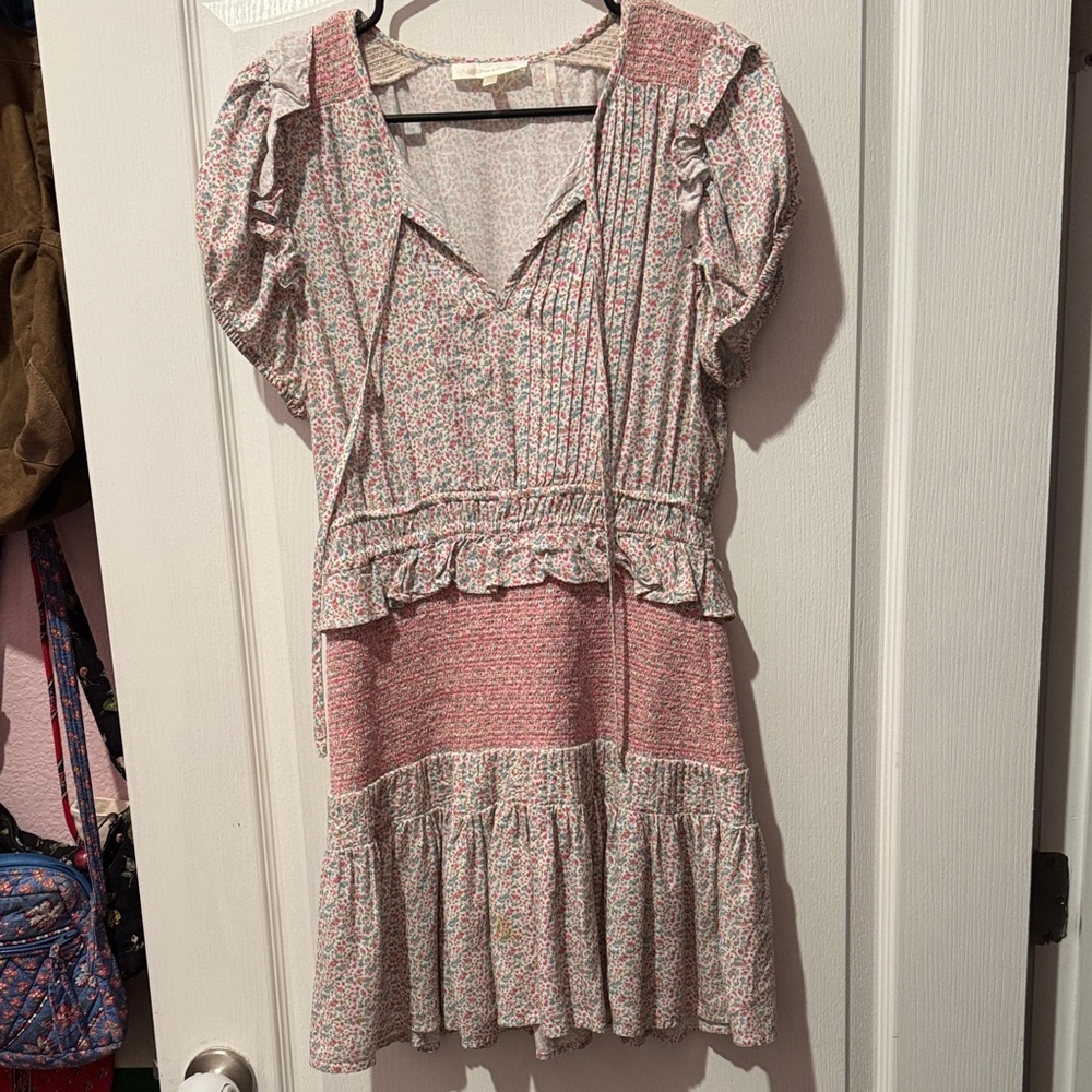 LoveShackFancy Pastel Floral Dress